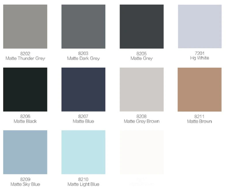 Painting color options
