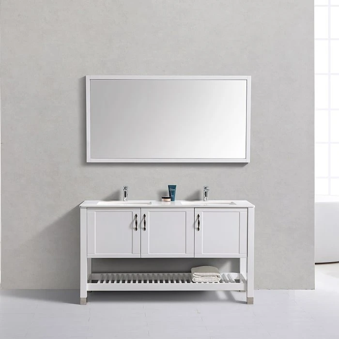Double Vanity Bathroom Sink with Cabinet