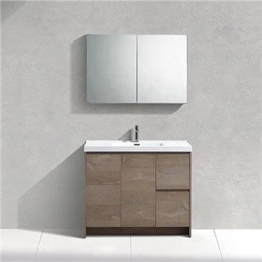Bathroom Cabinet with Resin Basin