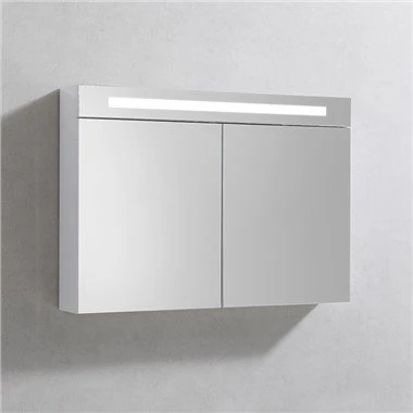 Bathroom Vanity Mirror with Lights and Storage
