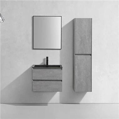 Bathroom Vanity with Black Sink