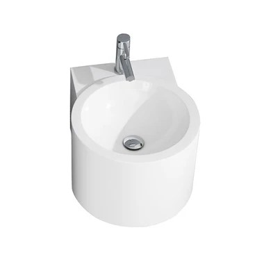 Wall Hung Basin with Half Pedestal Wall Hung Basin with Half Pedestal