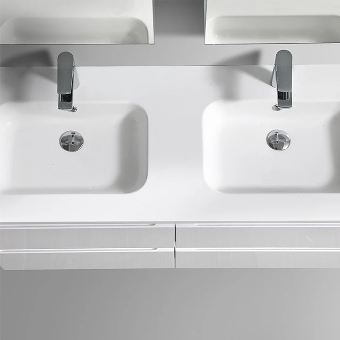 White Wall Hung Bathroom Cabinet