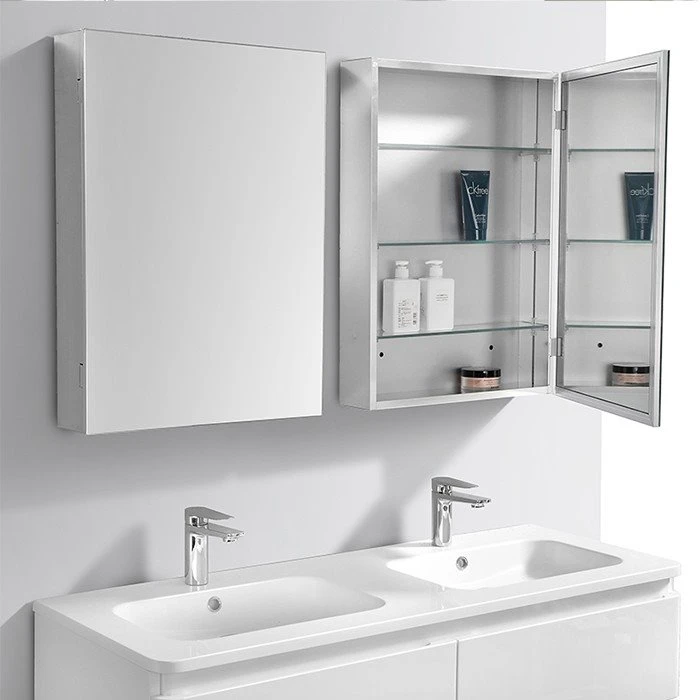White Wall Hung Bathroom Cabinet