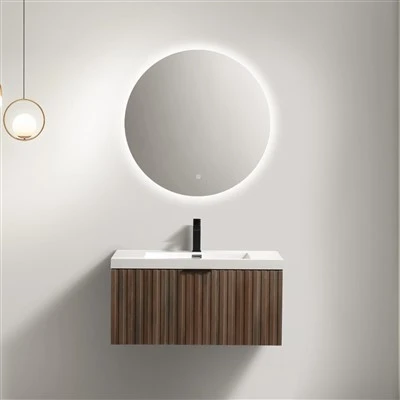 Bathroom Wall Cabinet Dark Wood